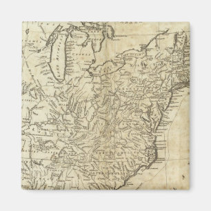 Kaart van de Verenigde Staten Magneet