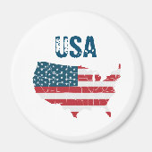 Kaart van de Verenigde Staten Magneet (Voorkant)