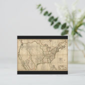 Kaart van de Verenigde Staten van Amerika (1816) (Staand voorkant)