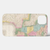 Kaart van de Verenigde Staten van Amerika Case-Mate iPhone Case (Achterkant (horizontaal))