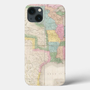 Kaart van de Verenigde Staten van Noord-Amerika Case-Mate iPhone Case