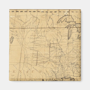 Kaart van de Verenigde Staten voor kinderen Magneet