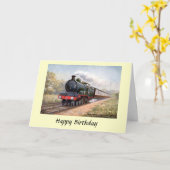 Kaart van de verjaardag - Grote centrale spoorweg (Gele Bloem)