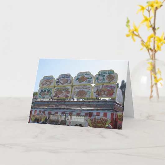 Kaart van de Verjaardag Smorgasboard van de (Gele Bloem)