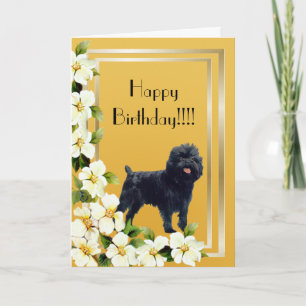 Kaart van de Verjaardag van Affenpinscher de