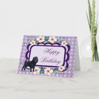 Kaart van de Verjaardag van Affenpinscher de