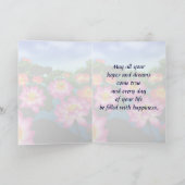 Kaart van de Verjaardag van de Bloemen van Lotus (Binnen)