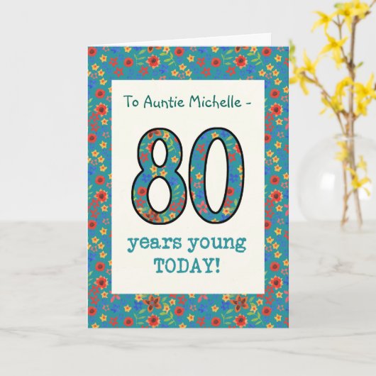 Kaart van de Verjaardag van de douane de Bloemen, (Gele Bloem)