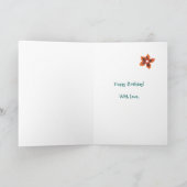 Kaart van de Verjaardag van de douane de Bloemen (Binnen)