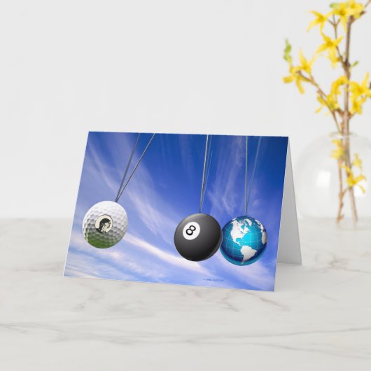 Kaart van de Verjaardag van de Feiten van de troef (Gele Bloem)