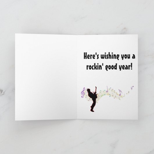 Kaart van de Verjaardag van de Gitaar van het Jaar (Binnen)