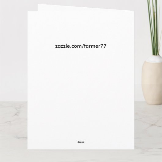 Kaart van de Verjaardag van de Iris van bloemen de (Achterkant)