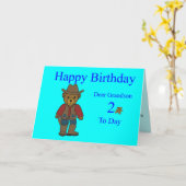 Kaart van de Verjaardag van de kleinzoon de 2de (Gele Bloem)