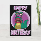 Kaart van de Verjaardag van de Naaktslak van de (Voorkant)