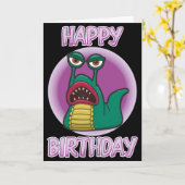 Kaart van de Verjaardag van de Naaktslak van de (Gele Bloem)