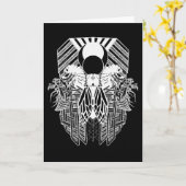 Kaart van de verjaardag van de opgraving (Gele Bloem)