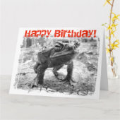 Kaart van de Verjaardag van de Pad van het riet de (Gele Bloem)