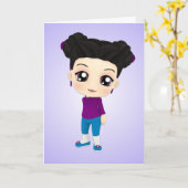 Kaart van de Verjaardag van de Pastei van Cutie (Gele Bloem)