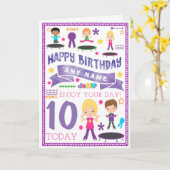 Kaart van de Verjaardag van de Sprong van de (Gele Bloem)