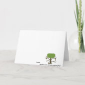 Kaart van de Verjaardag van de stamboom de (Achterkant)