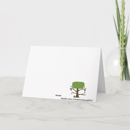 Kaart van de Verjaardag van de stamboom de (Achterkant)