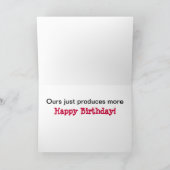 Kaart van de Verjaardag van de stamboom de (Binnen)