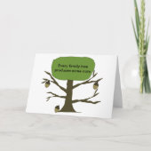 Kaart van de Verjaardag van de stamboom de (Voorkant)
