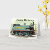 KAART VAN DE VERJAARDAG VAN DE TREIN (Gele Bloem)