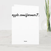 Kaart van de Verjaardag van de tulp de Gelukkige (Achterkant)