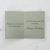 Kaart van de Verjaardag van de Vrouw van de Kunst (Binnen)