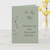 Kaart van de Verjaardag van de Vrouw van de Kunst (Gele Bloem)