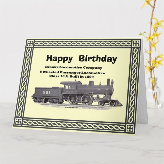 Kaart van de Verjaardag van de Werken van beken de (Gele Bloem)