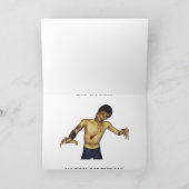 Kaart van de Verjaardag van de zombie de Gelukkige (Binnen)