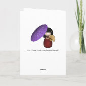 Kaart van de Verjaardag van Doll van Sakura van (Achterkant)