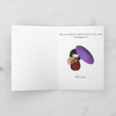 Kaart van de Verjaardag van Doll van Sakura van (Binnen)