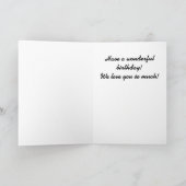 Kaart van de Verjaardag van Eagle de Gelukkige (Binnen)