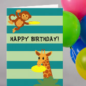 Kaart van de Verjaardag van Frisbee de Oerwoud