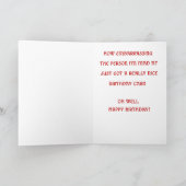 Kaart van de Verjaardag van Haggis de Grappige (Binnen)