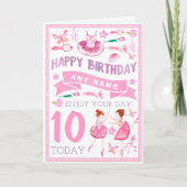 Kaart van de Verjaardag van het ballet de (Voorkant)