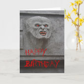 Kaart van de Verjaardag van het Karakter van de (Gele Bloem)