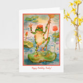 Kaart van de verjaardag van het kind (Gele Bloem)