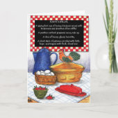 Kaart van de Verjaardag van het ontbijt de (Voorkant)