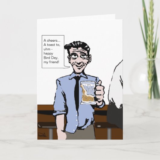 Kaart van de Verjaardag van het uur de Gelukkige (Voorkant)