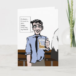 Kaart van de Verjaardag van het uur de Gelukkige