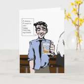 Kaart van de Verjaardag van het uur de Gelukkige (Gele Bloem)