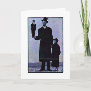 Kaart van de Verjaardag van het vintage Circus de