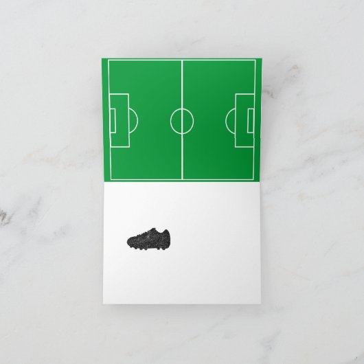 Kaart van de Verjaardag van het voetbal de (Binnen)