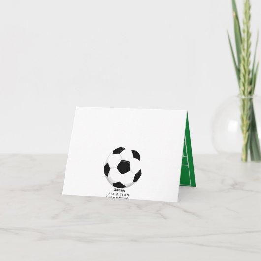 Kaart van de Verjaardag van het voetbal de (Achterkant)