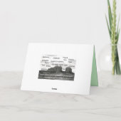 Kaart van de Verjaardag van Lithianian de (Achterkant)