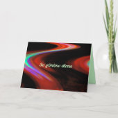 Kaart van de Verjaardag van Lithianian de (Voorkant)